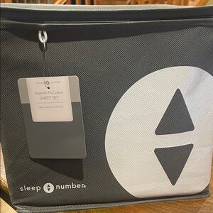 Sleep Number Flextop Eastern King Light Gray Sheet Set